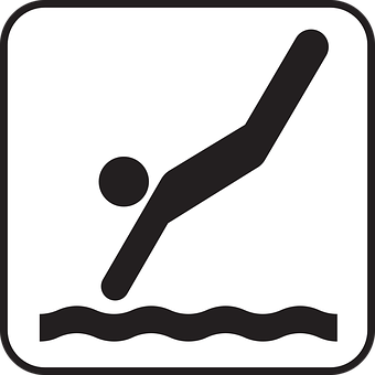 সাঁতার পিকটোগ্রাম আইকন ওয়ালপেপার