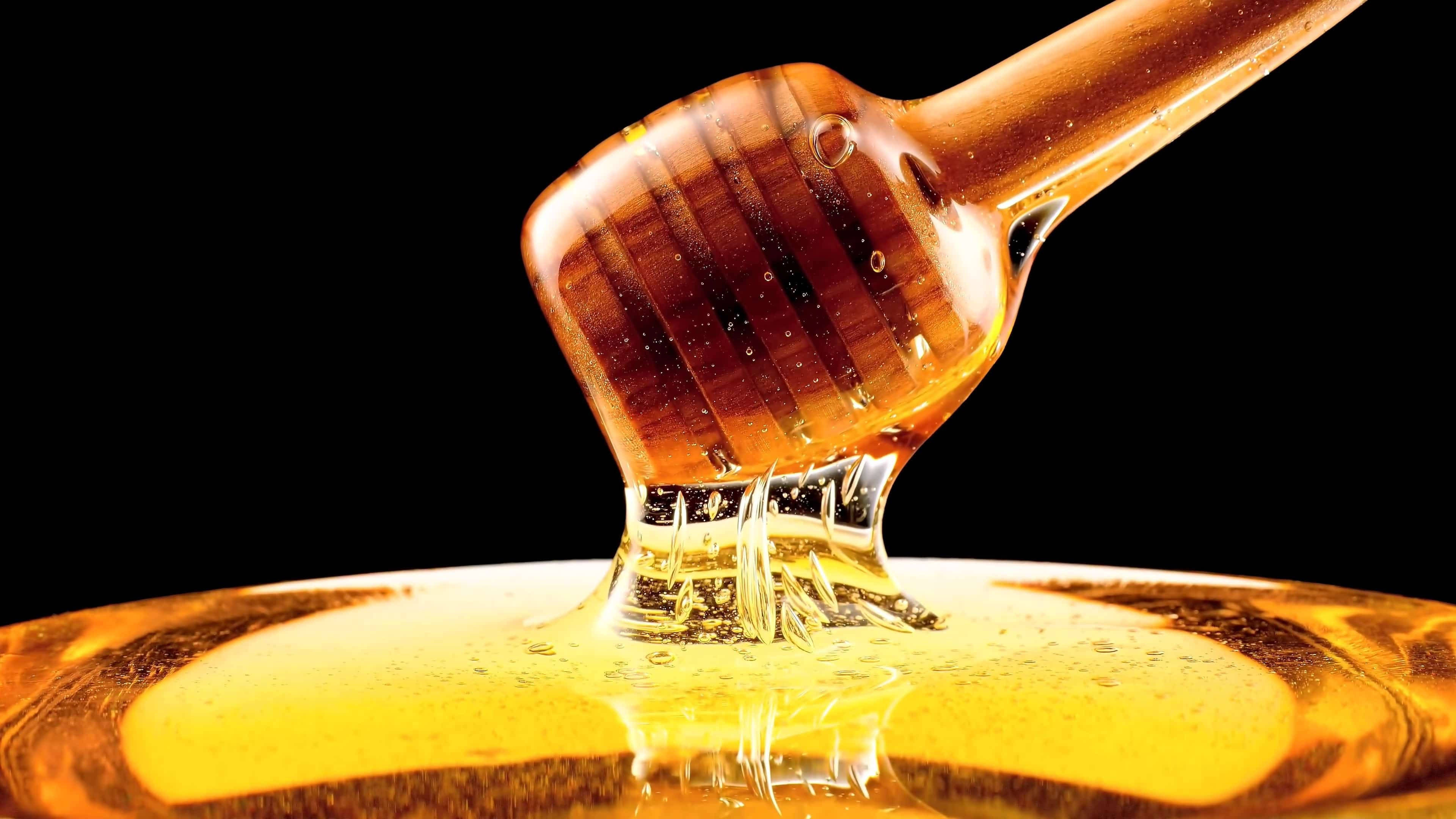 সান্দ্র ও আঠালো মধু ডিপার ওয়ালপেপার