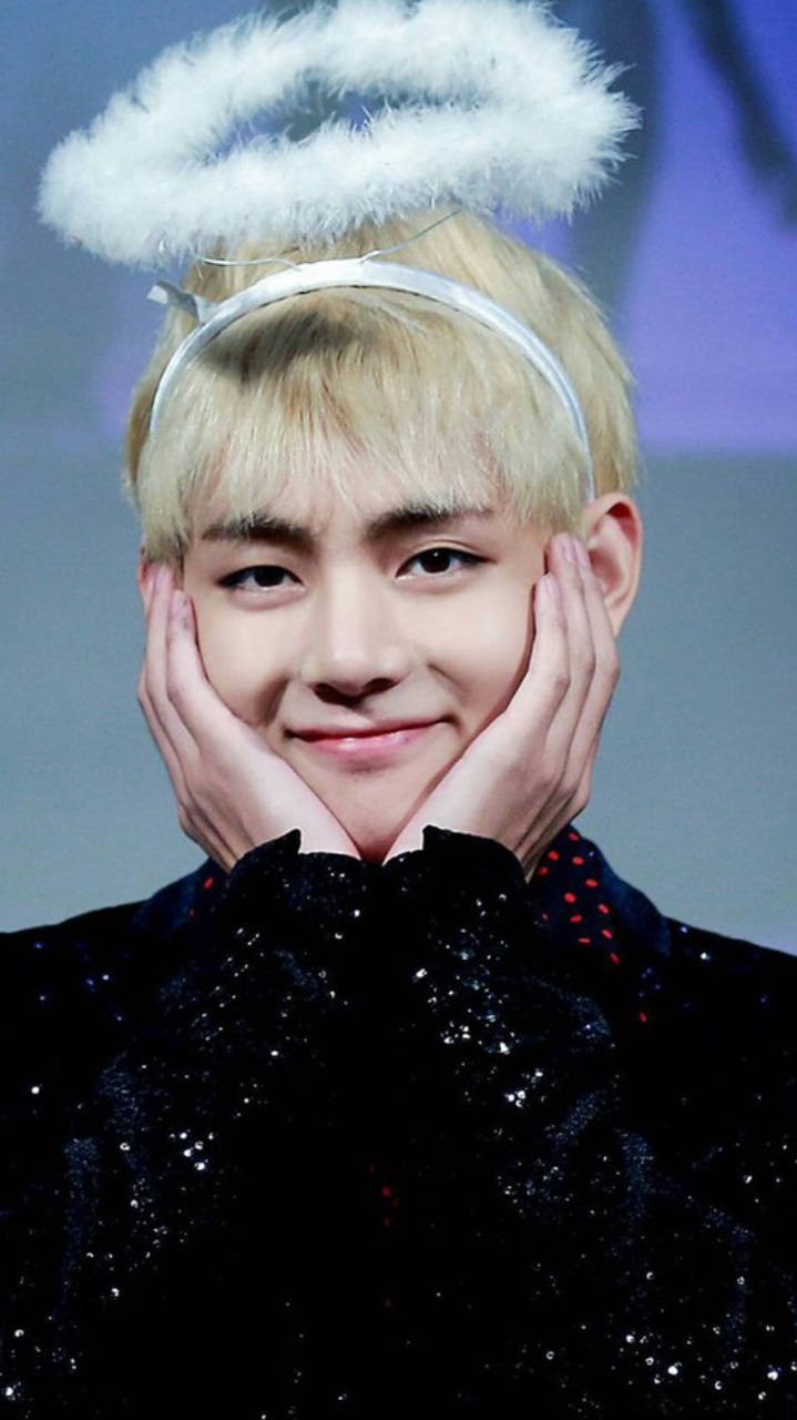 হ্যালো পরা সুন্দর BTS V ওয়ালপেপার