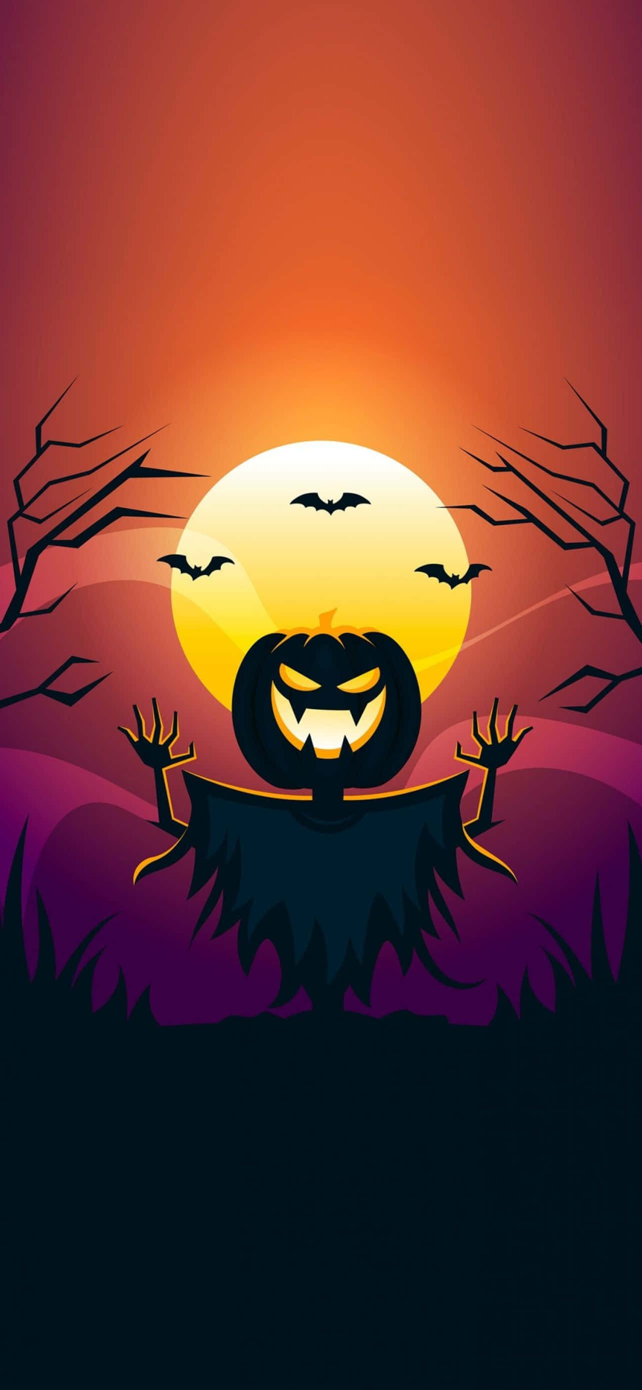 হ্যালোইন উদযাপন করুন একটি iPhone দিয়ে, Trick or Treat! ওয়ালপেপার