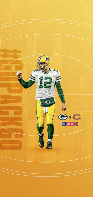 Aaron Rodgers NFL 2019 পোস্টার ওয়ালপেপার — আইফোন ১৪ প্লাস ওয়ালপেপার
