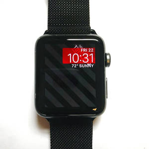 Apple Watch মেটাল মেশ ফিনিশ ওয়ালপেপার — অ্যাপল ওয়াচ ওয়ালপেপার