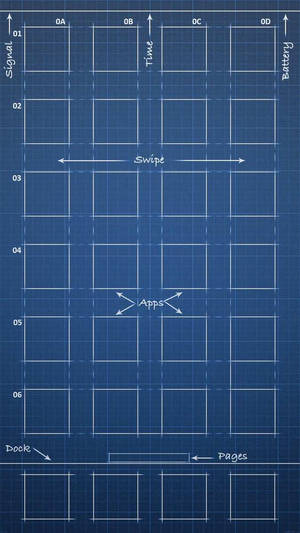 Blueprint iPhone SE — আইফোন এসই ওয়ালপেপার