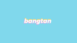 BTS ল্যাপটপ নীলে Bangtan — বিটিএস ল্যাপটপ ওয়ালপেপার