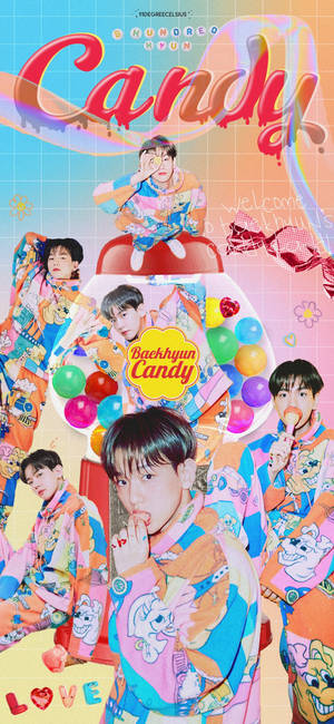EXO Baekhyun Candy ওয়ালপেপার