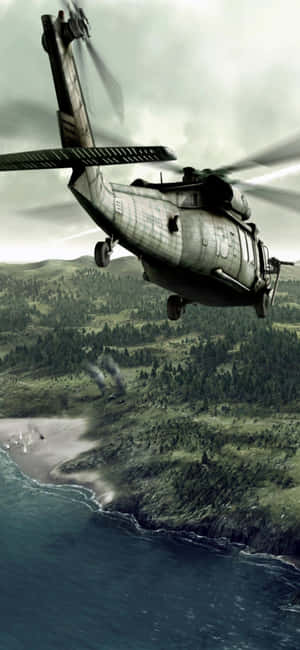 Iphone Xs Helicopters Background — Honor Play ওয়ালপেপার