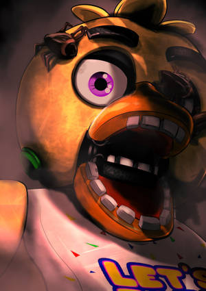 FNAF চিকা ডিজিটাল আর্ট ওয়ালপেপার — IQOO Pad ওয়ালপেপার