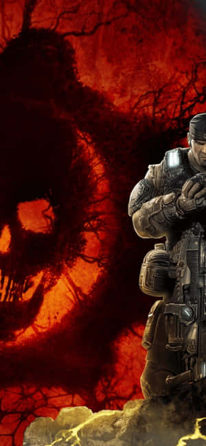 আইফোন X Gears Of War 5 ব্যাকগ্রাউন্ড — আইফোন ১৬ই ওয়ালপেপার