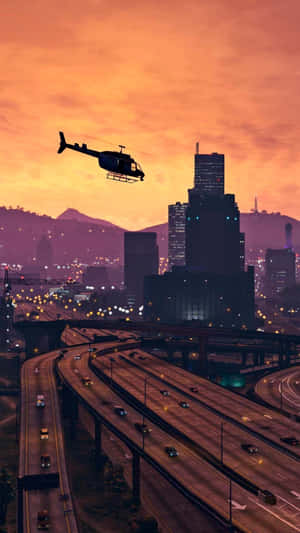 GTA ব্যাকগ্রাউন্ড — ভিডিও গেম জিফ ওয়ালপেপার