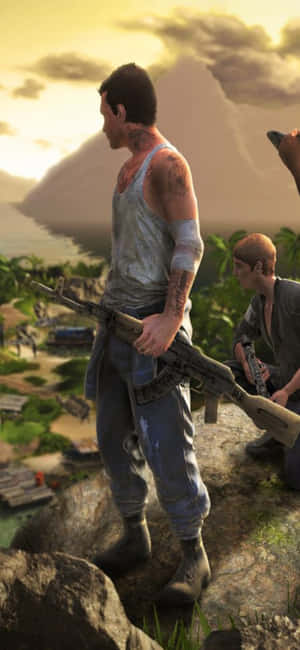 iPhone X Far Cry 3 ব্যাকগ্রাউন্ড — নুবিয়া A77 4G ওয়ালপেপার