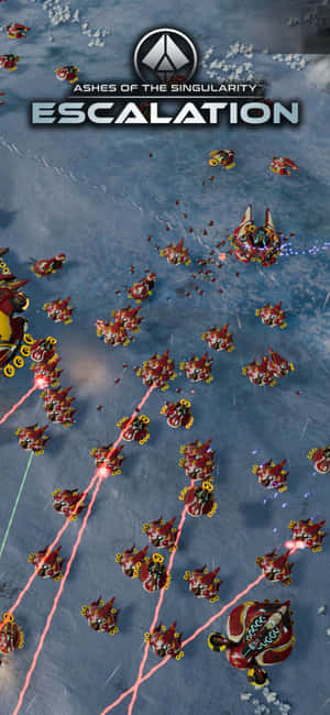 iPhone X Ashes Of The Singularity Escalation ব্যাকগ্রাউন্ড — আইফোন ১৭ই ওয়ালপেপার