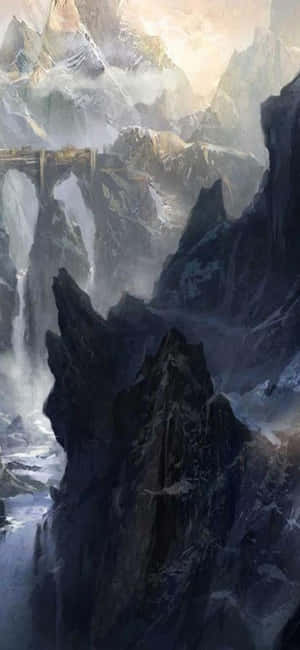 iPhone Xs Dragon Age Inquisition ব্যাকগ্রাউন্ড — শীত ওয়ালপেপার