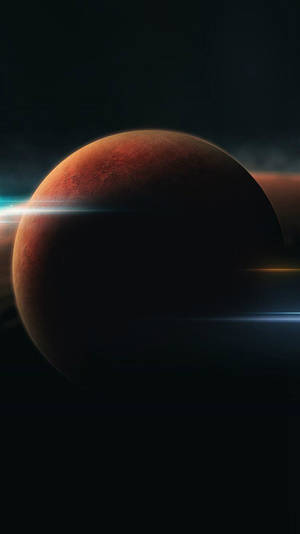 NASA IPhone Mars Dark — মহাকাশ আইফোন ওয়ালপেপার