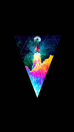 Oled Space Rocket wallpaper — ওএলইডি ওয়ালপেপার