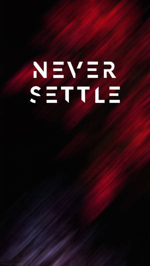 Oneplus মেহগনি কখনো নিষ্পত্তি করো না ওয়ালপেপার