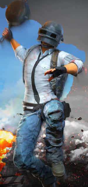 PUBG কনকারার ফ্রাইং প্যান — জিয়াওমি ১৮ প্রো ম্যাক্স ওয়ালপেপার