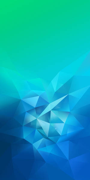 Realme নীল-সবুজ বহুভুজ