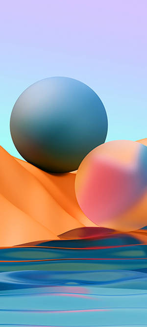 Redmi Note 10 প্যাস্টেল বল — 1080x2400 ওয়ালপেপার