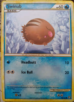 Swinub 2010 কার্ড — পোকেমন ফোন ওয়ালপেপার
