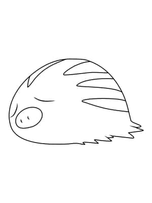 Swinub রঙিন পাতা — পোকেমন ফোন ওয়ালপেপার