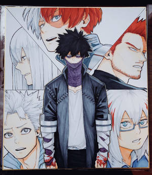 Todoroki family collage wallpaper. — টেকনো ফ্যান্টম ভি ফোল্ড২ ওয়ালপেপার