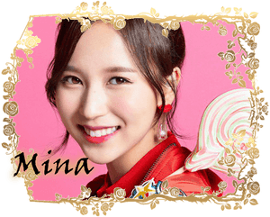 Twice Mina ফুলের ফ্রেম