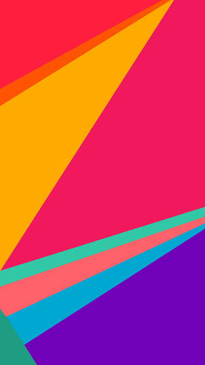 Vivo Y11 রঙিন বিমূর্ত ত্রিভুজ — ভিভো Y11 ওয়ালপেপার