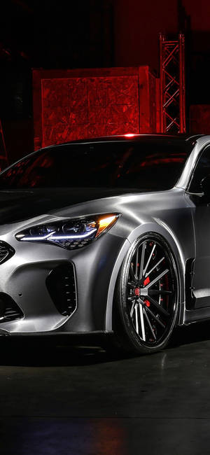 1125x2436 ডাউনলোড 1125x2436 ডাব Kia Stinger, সিলভার, গাড়ির ওয়ালপেপার — আইফোন ১৪ ওয়ালপেপার