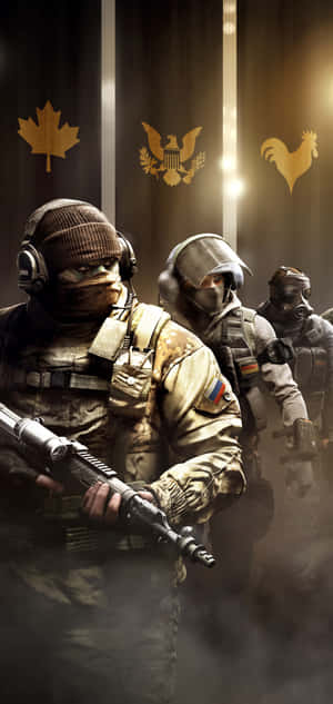 Android Rainbow Six Siege ব্যাকগ্রাউন্ড — গ্যালাক্সি F16 ওয়ালপেপার