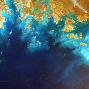আইপ্যাড প্রো সমুদ্রে বিভক্ত দ্বীপপুঞ্জ