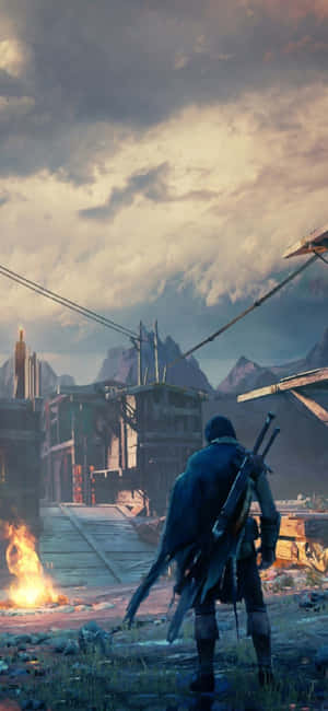 আইফোন X Shadow Of Mordor ব্যাকগ্রাউন্ড — আইফোন এয়ার ওয়ালপেপার