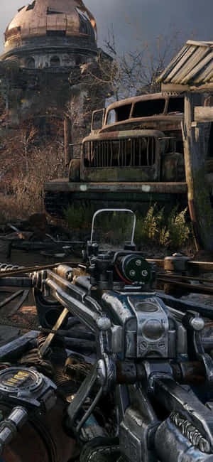 Iphone X Metro Exodus ব্যাকগ্রাউন্ড — Huawei Enjoy ওয়ালপেপার