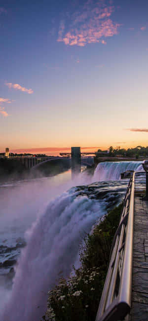 আইফোন এক্স নায়াগ্রা ফলস ব্যাকগ্রাউন্ড — মোটো G77 ওয়ালপেপার
