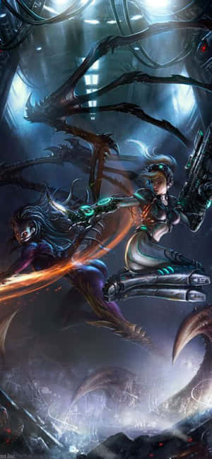 Iphone X Starcraft Ii ব্যাকগ্রাউন্ড — মোটো G77 ওয়ালপেপার
