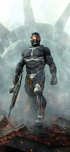 আইফোন X Crysis 3 ব্যাকগ্রাউন্ড — আইফোন ১৭ প্রো ম্যাক্স ওয়ালপেপার