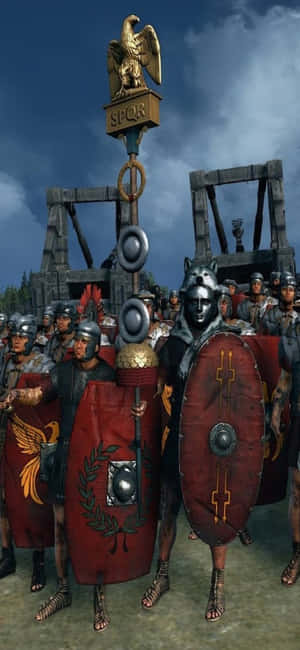 iPhone Xs Total War Rome 2 ব্যাকগ্রাউন্ড — গ্যালাক্সি A56 ওয়ালপেপার