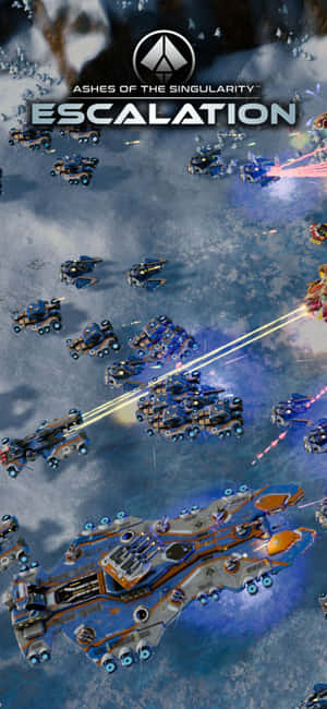 Iphone X Ashes Of The Singularity Escalation ব্যাকগ্রাউন্ড — মোটো G67 ওয়ালপেপার