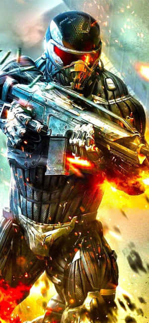 আইফোন X Crysis 3 ব্যাকগ্রাউন্ড — গ্যালাক্সি এস২৫ আল্ট্রা ওয়ালপেপার