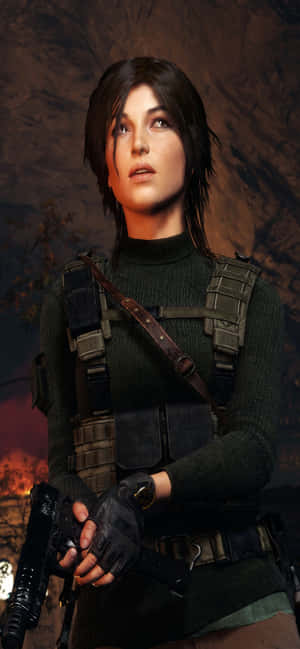 iPhone Xs Max Rise Of The Tomb Raider ব্যাকগ্রাউন্ড — আইফোন ১৬ই ওয়ালপেপার