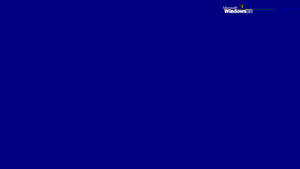 উইন্ডোজ ৯৮ — গা dark নীল ওয়ালপেপার