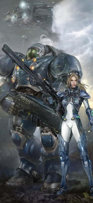 iPhone X Starcraft II ব্যাকগ্রাউন্ড — Honor Play11 ওয়ালপেপার