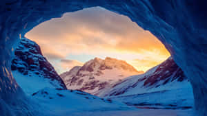 বরফ,গুহা,পর্বত,তুষার,হিমবাহ,শীত,ভূদৃশ্য,প্রকৃতি,ঠান্ডা,নীল,কমলা,আকাশ,সূর্যাস্ত,সূর্যোদয়,দৃশ্য,সুন্দর,নির্মল,হিমায়িত,প্রান্তর,শৃঙ্গ