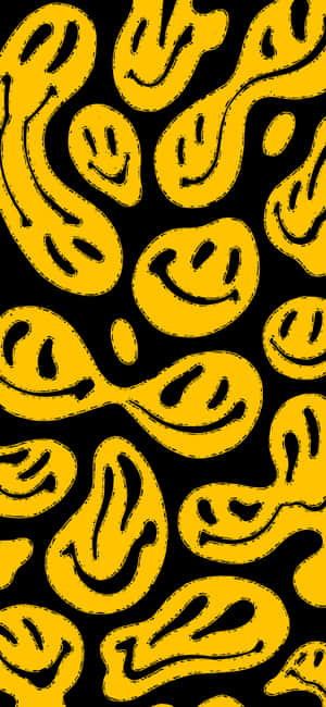কালো এবং হলুদ ব্যাকগ্রাউন্ড — 1179x2556 ওয়ালপেপার