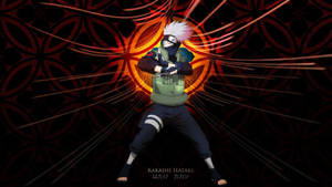 কাকাশি ৪কে নিনজা ভঙ্গি ফুলের প্যাটার্ন — কাওয়াই অ্যানিমে ওয়ালপেপার