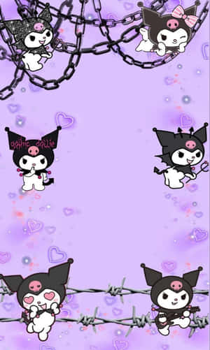 কুরোমি আইফোন — Sanrio GIF ওয়ালপেপার