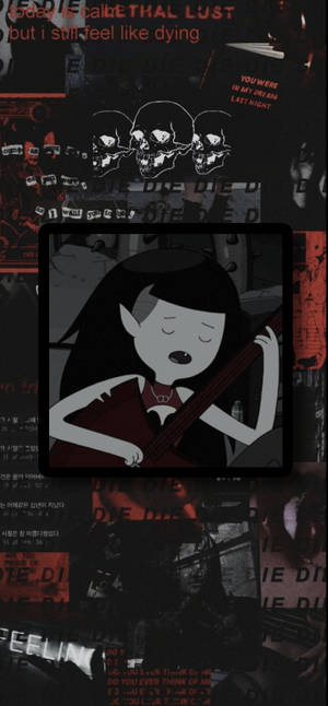 অল্ট নান্দনিক Marceline — আইফোন ১৭ই ওয়ালপেপার