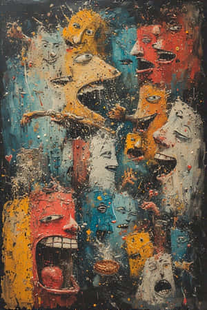 খেলো, ডুডল, ডিজিটাল আর্ট, কুইর্কি, সৃজনশীলতা, মসৃণ রেখা, স্টাইলিশ, মজা, ওয়ালপেপার — আইফোন ৪ ওয়ালপেপার