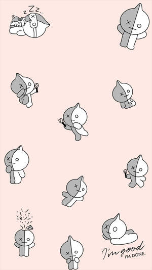 চার্মিং ভ্যান BT21 ওয়ালপেপার — ৯:১৬ ওয়ালপেপার