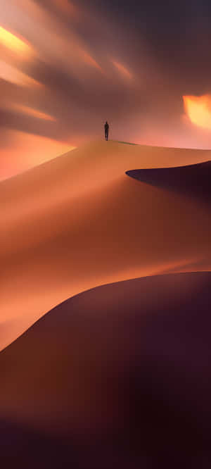 ডেজার্ট আইফোন — 1440x3200 ওয়ালপেপার