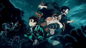 তাঞ্জিরো ও নেজুকোর যুদ্ধ ও সুরক্ষা — Demon slayer tanjiro ওয়ালপেপার